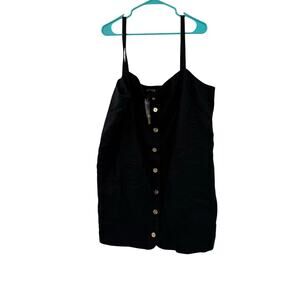 NWT J.Crew Claudia Dress Black in Linen